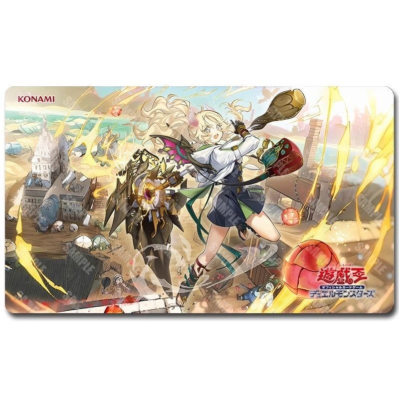 教導の聖女エクレシア プレイマット 正規品 遊戯王 白の聖女エクレシア