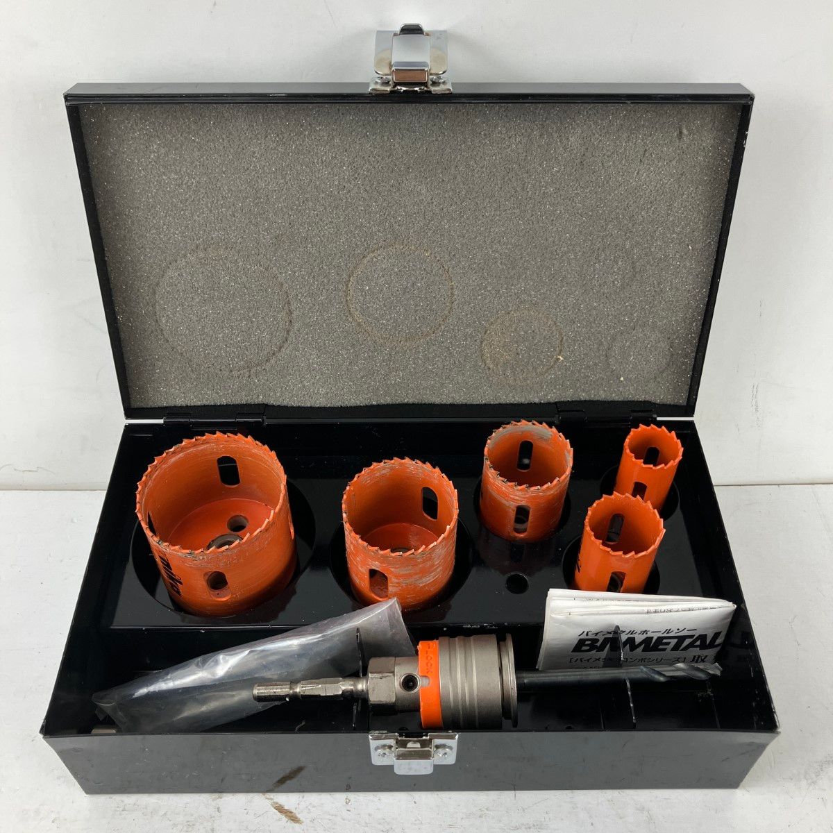 本物 ЗЗunika 21/27/33/42/53mm バイメタルホールソー コンボ ケース付