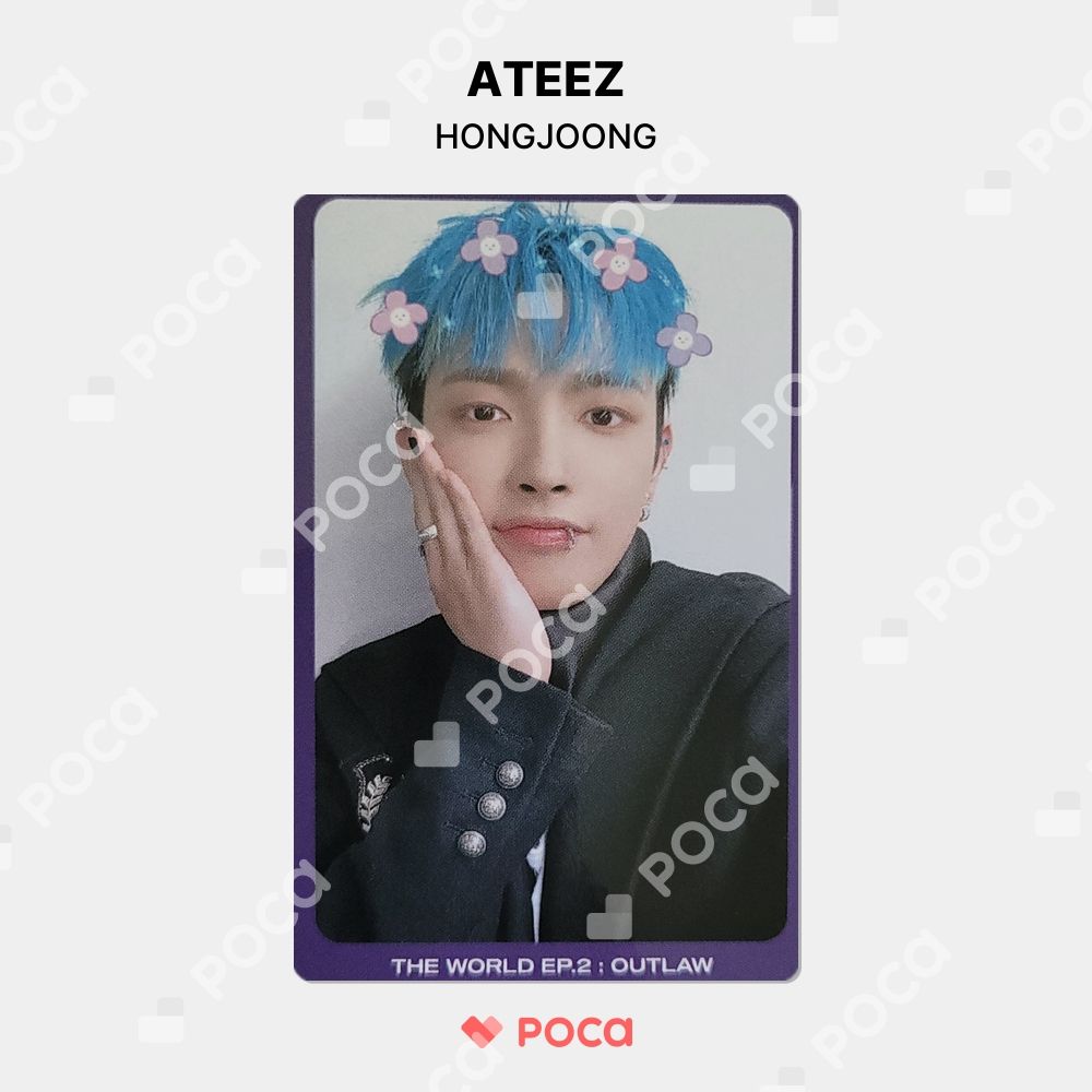 ATEEZ ホンジュン Hongjoong ポラロイド サイン トレカ ポラ ④ ATEEZ