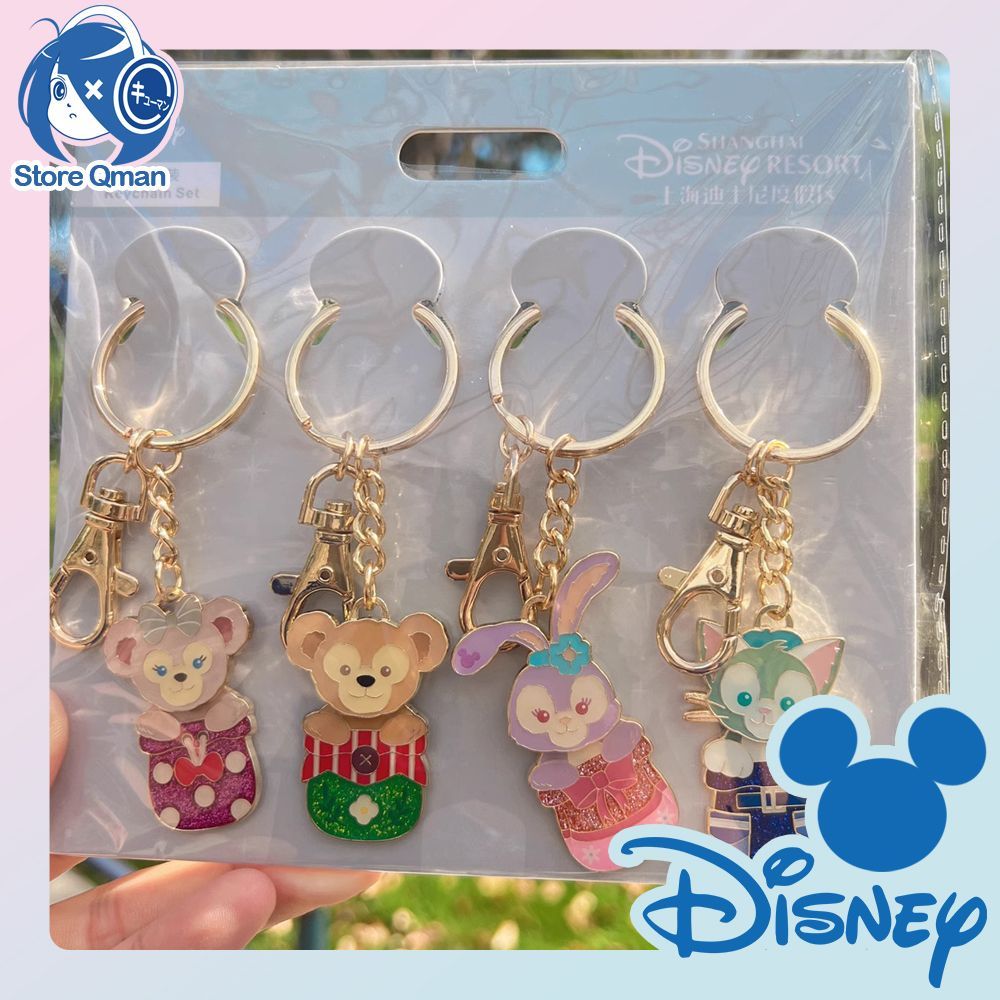 S1 1～3営業日発送 ディズニー キーチェーン 4個セット 上海ディズニー