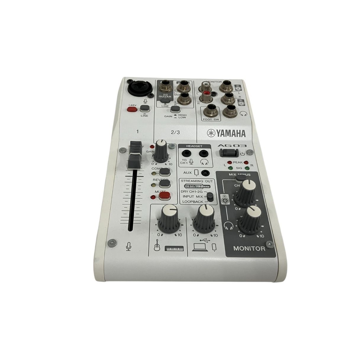 YAMAHA AG03 ミキシングコンソール セット YAMAHA AG03 ミキシング