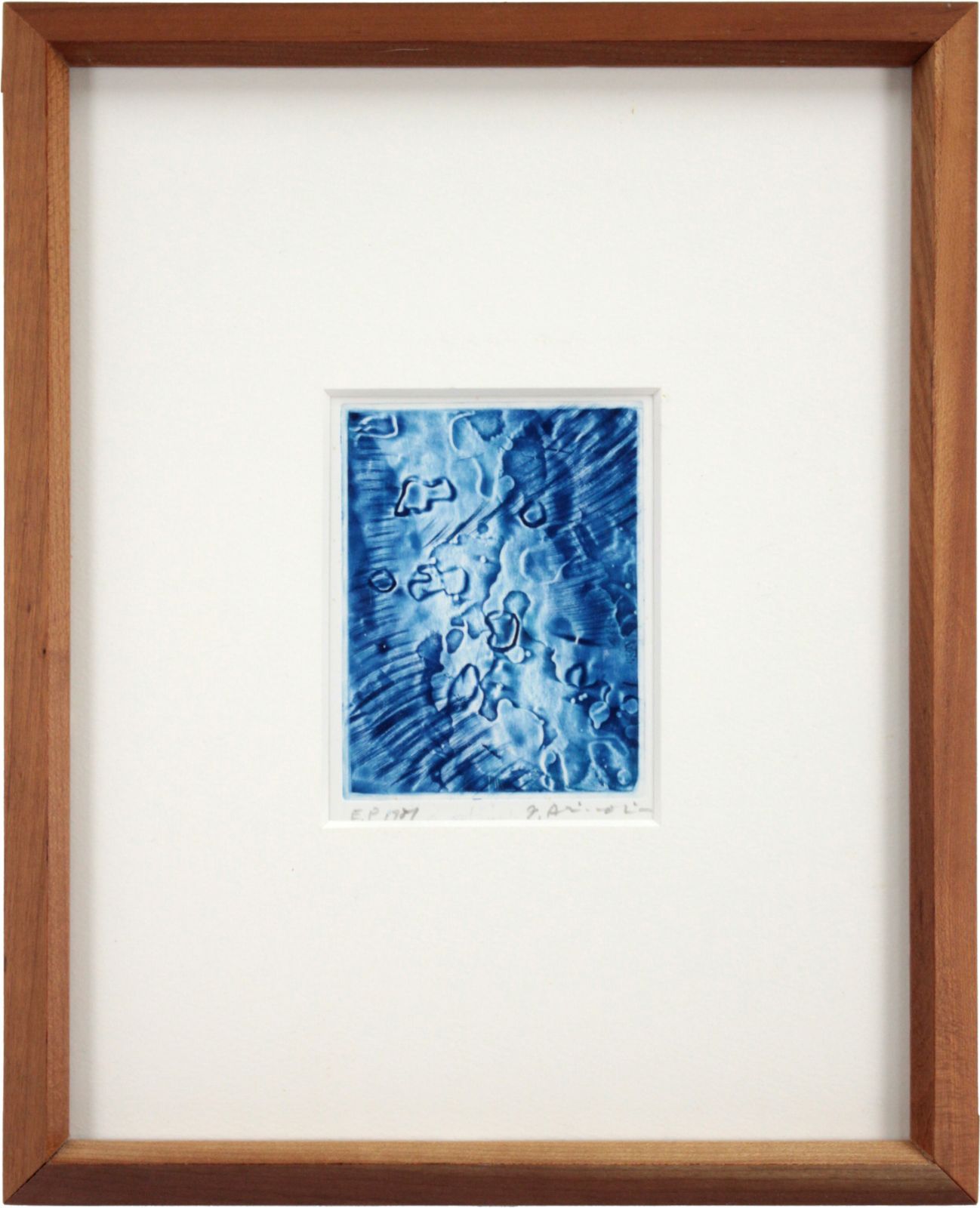 一原有徳銅版画EP 1978年 [DEN (2)] 59㎝x44.5cm