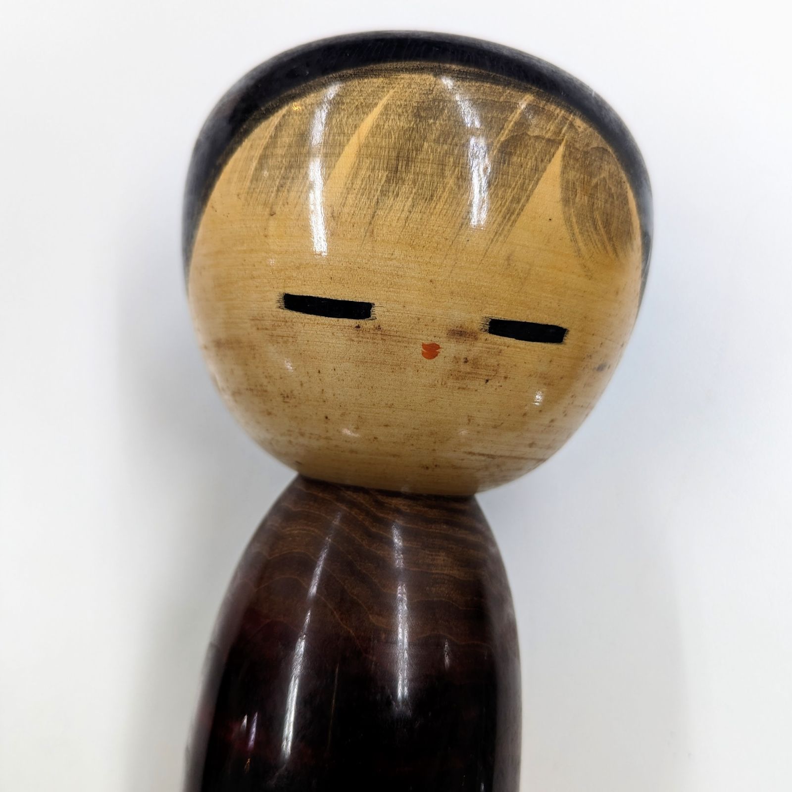 伝統工芸 工芸美術 ＊近代こけし 創作こけし ＊渡辺正雄 「稚児桜