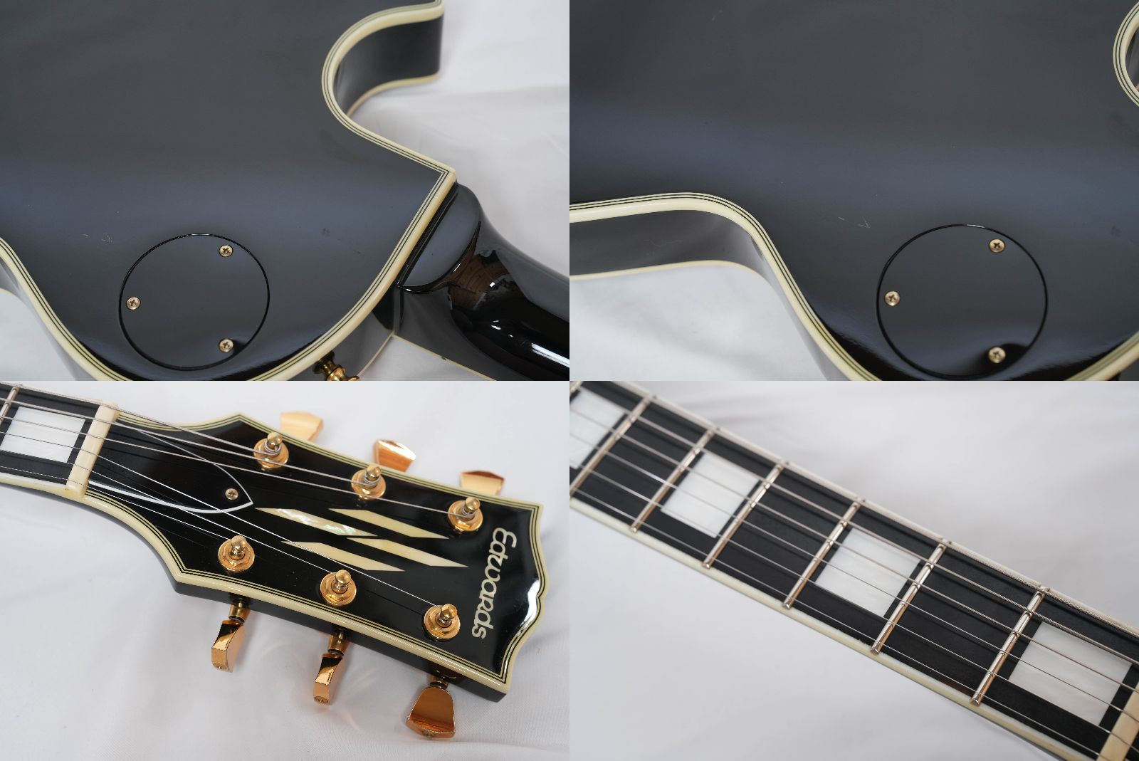 Edwards 初期 レスポールカスタム エボニー指板 lespaul Edwards 初期