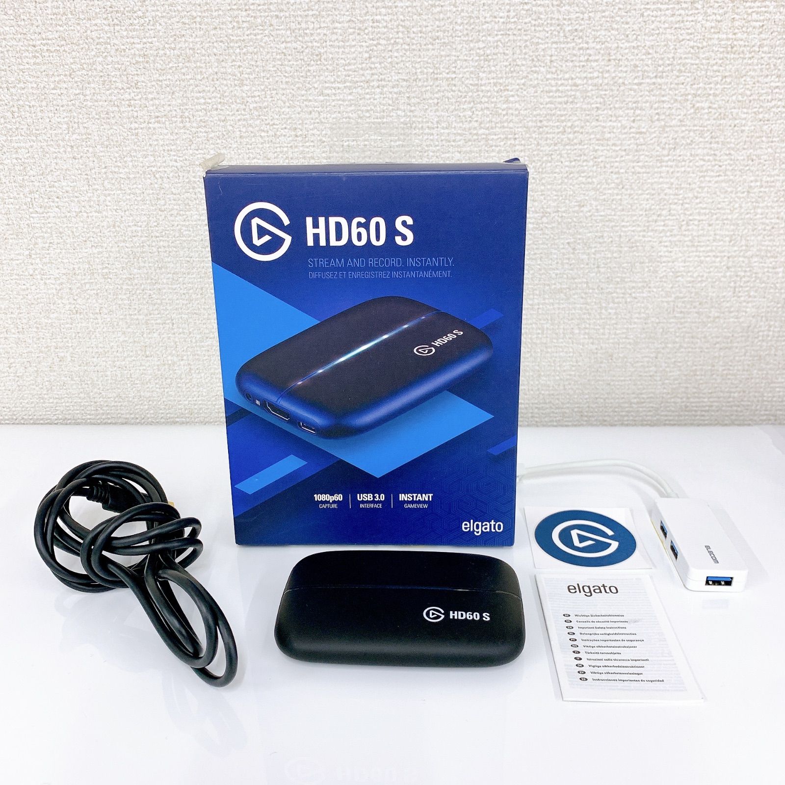 Elgato USB HD60S 外付けキャプチャーカード 数回使用美品 Elgato USB