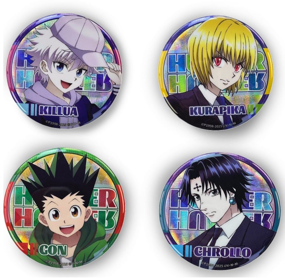 HUNTER×HUNTER 彫金シリーズ 缶バッジ クロロ セット 中国限定 HUNTER