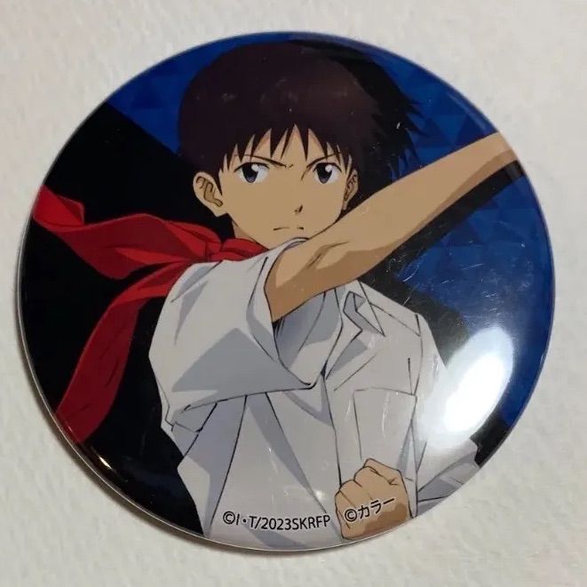 エヴァンゲリオン タワレコ 碇シンジ 缶バッジ タワーレコード限定
