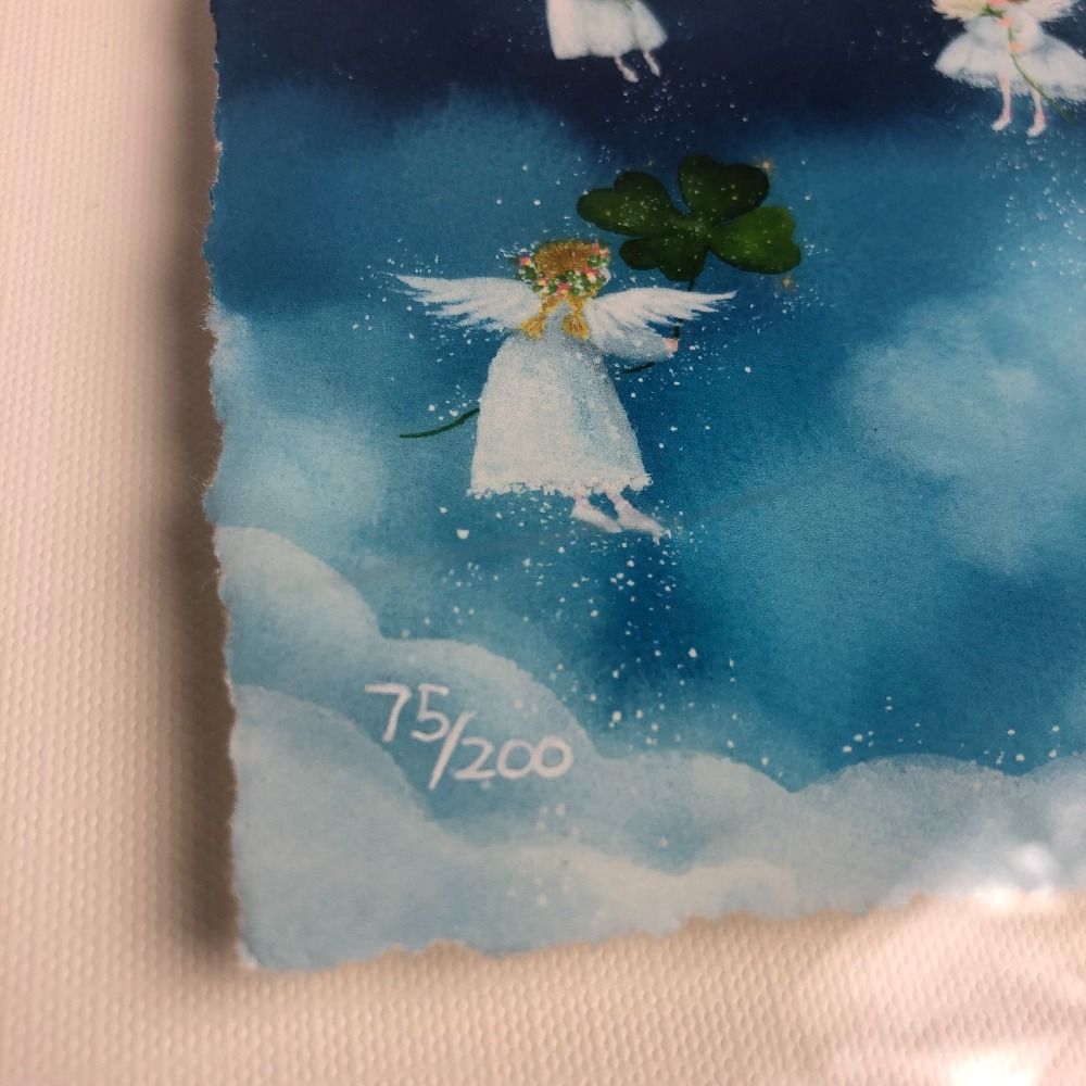 真作保証】横山真弥「祈り」アーカイバルプリント 直筆サイン 版画