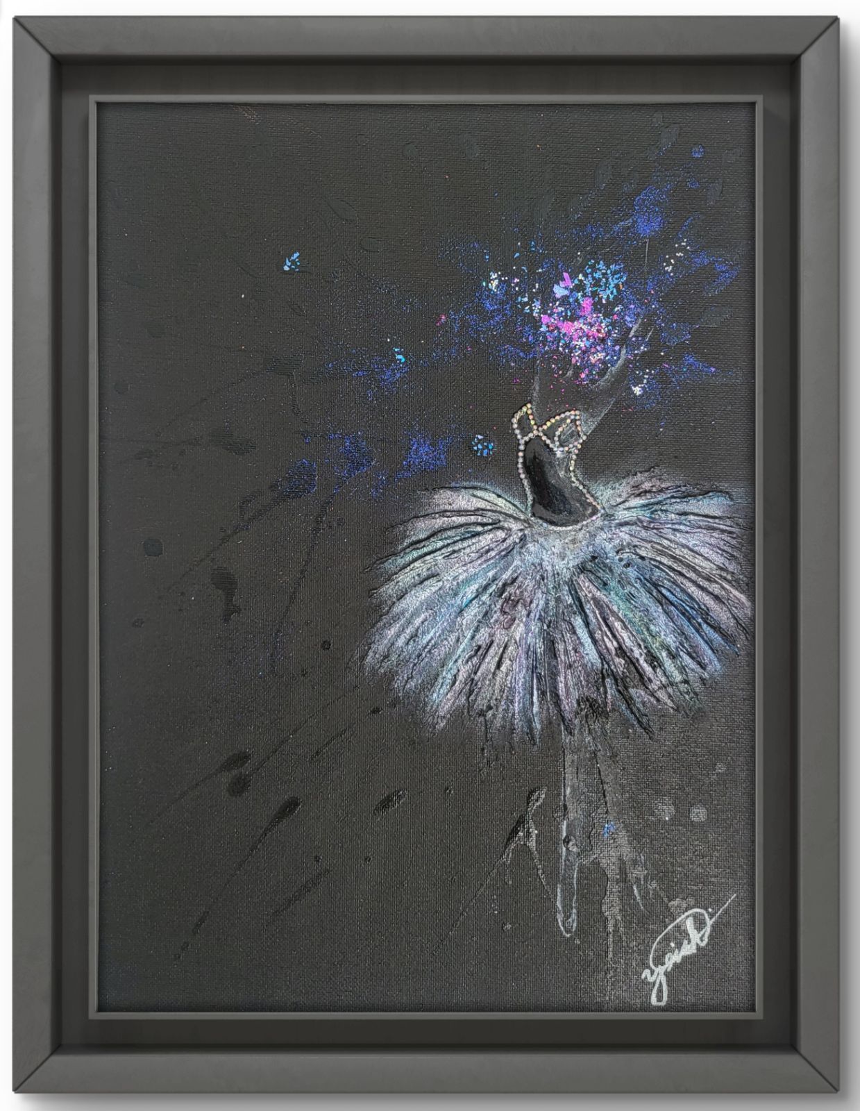 人見友紀 「裸婦」真筆 鉛筆画 絵画 絵画コレクション（パステル・版画