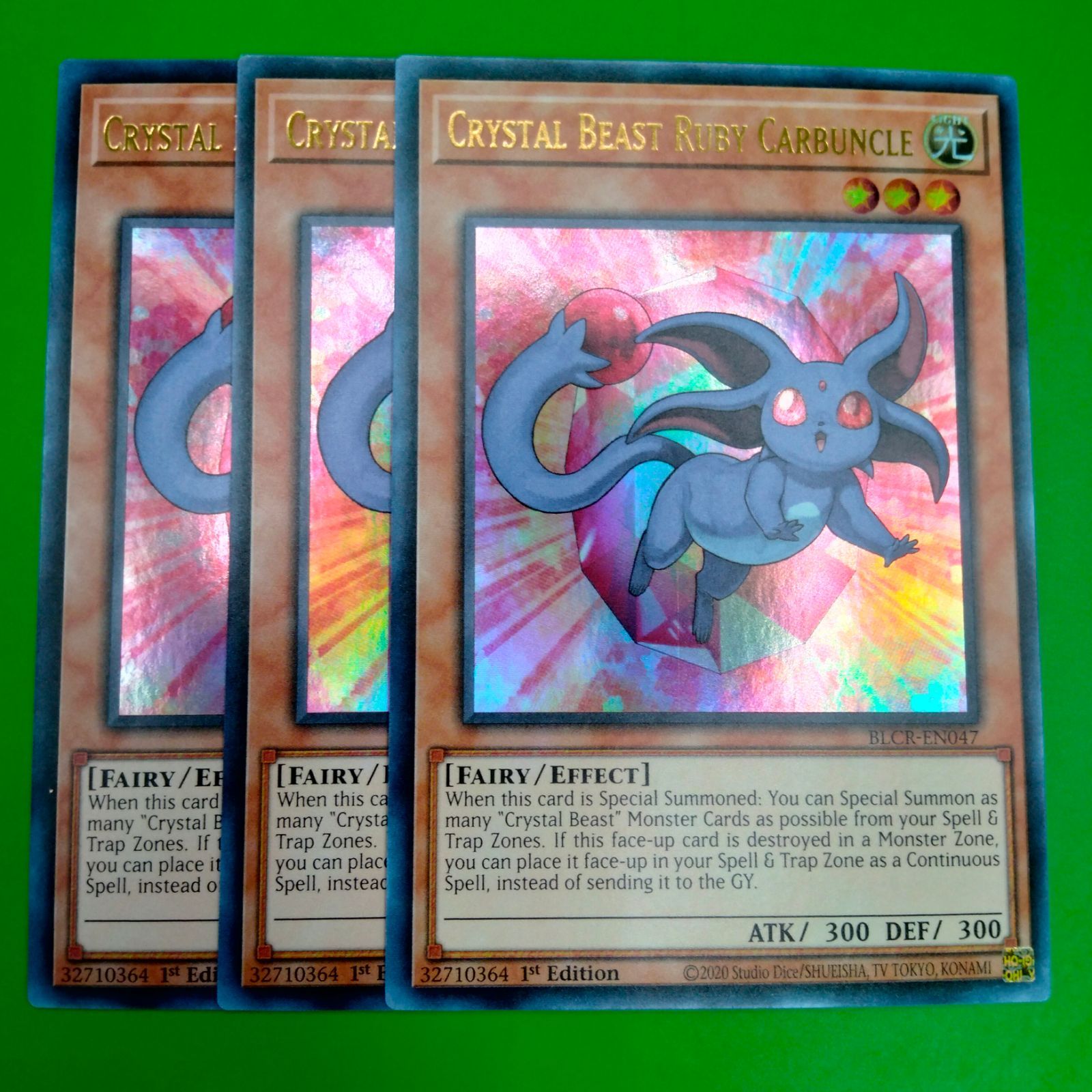 遊戯王 宝玉獣 ルビー・カーバンクル 英語版 HL05 美品】遊戯王 英語版