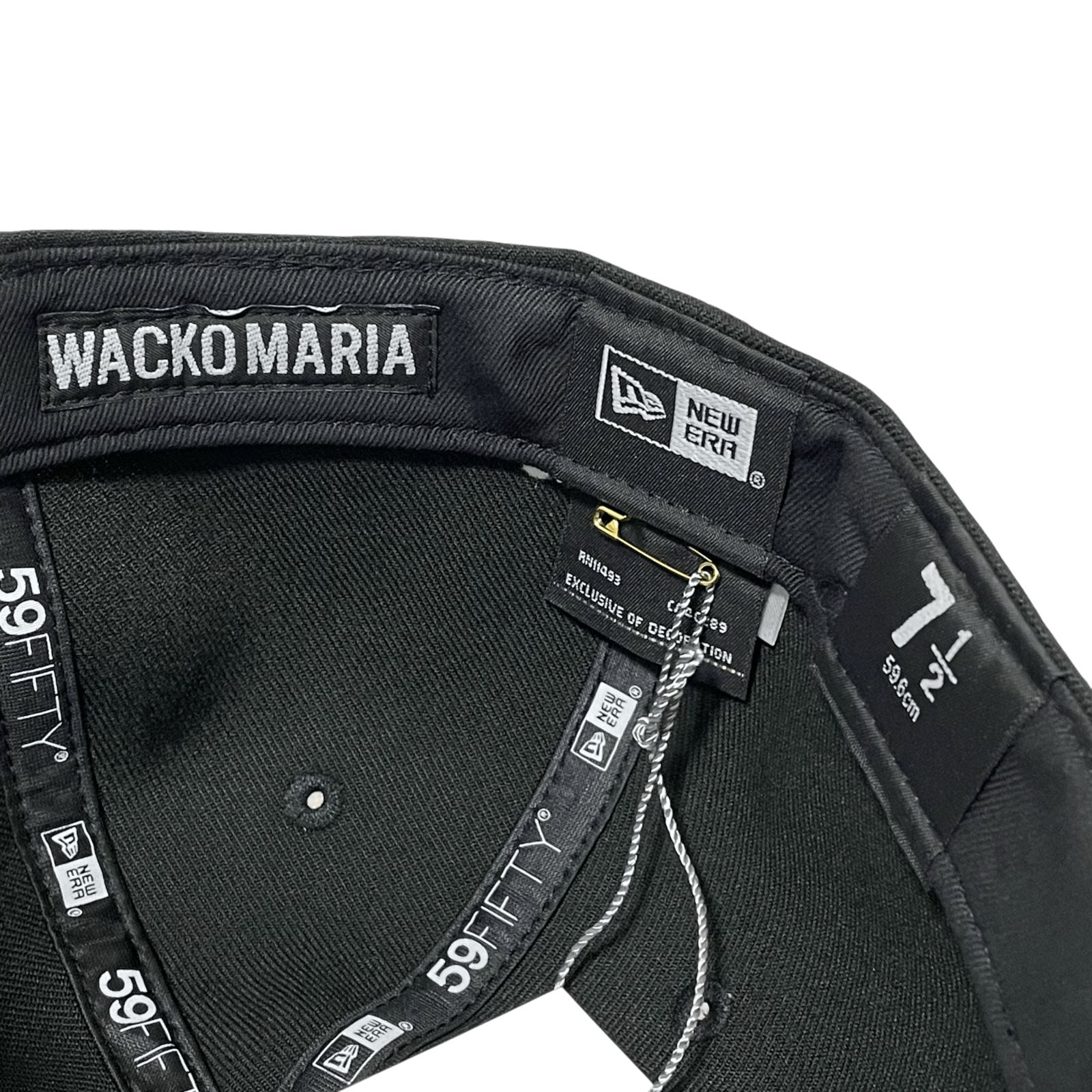 25SS WACKO MARIA NEW ERA / 59FIFTY 7-1/2 59.6cm BLACK-WHITE 25SS