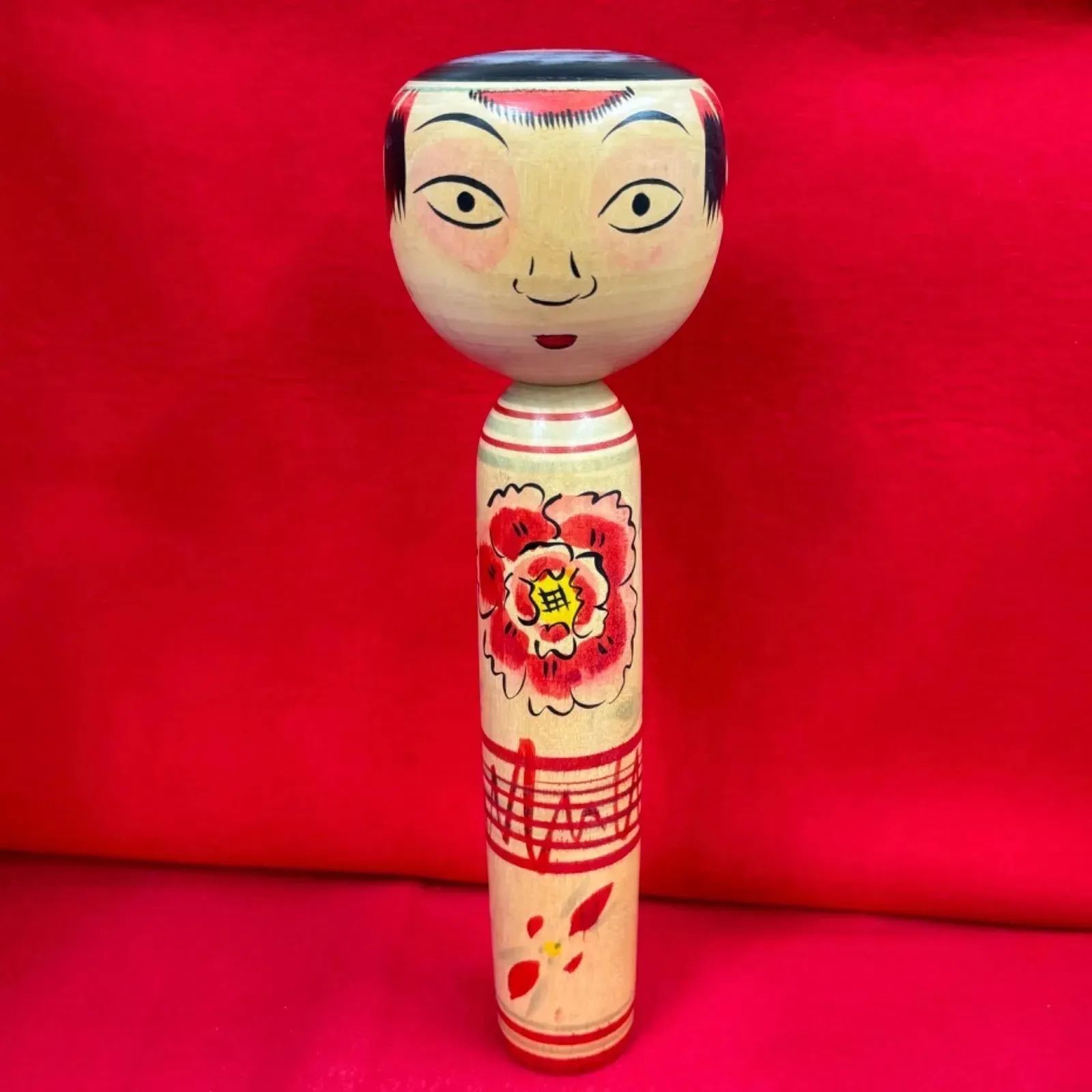 本多洋作 中ノ沢こけし たこ坊主 昭和レトロ 民芸品 置物 郷土玩具