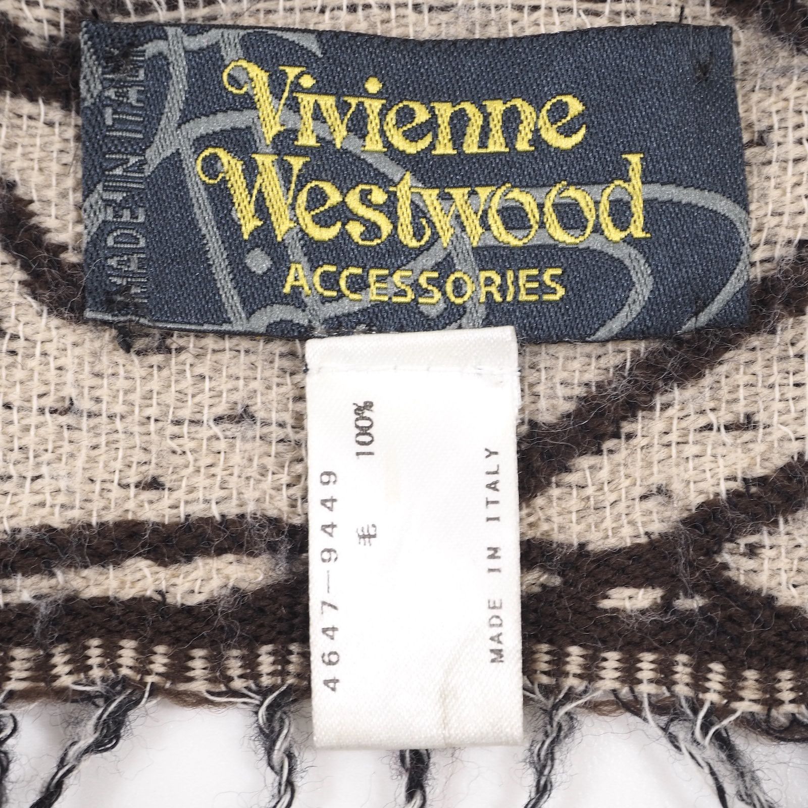 ヴィヴィアンウエストウッド Vivienne Westwood 大判 ストール