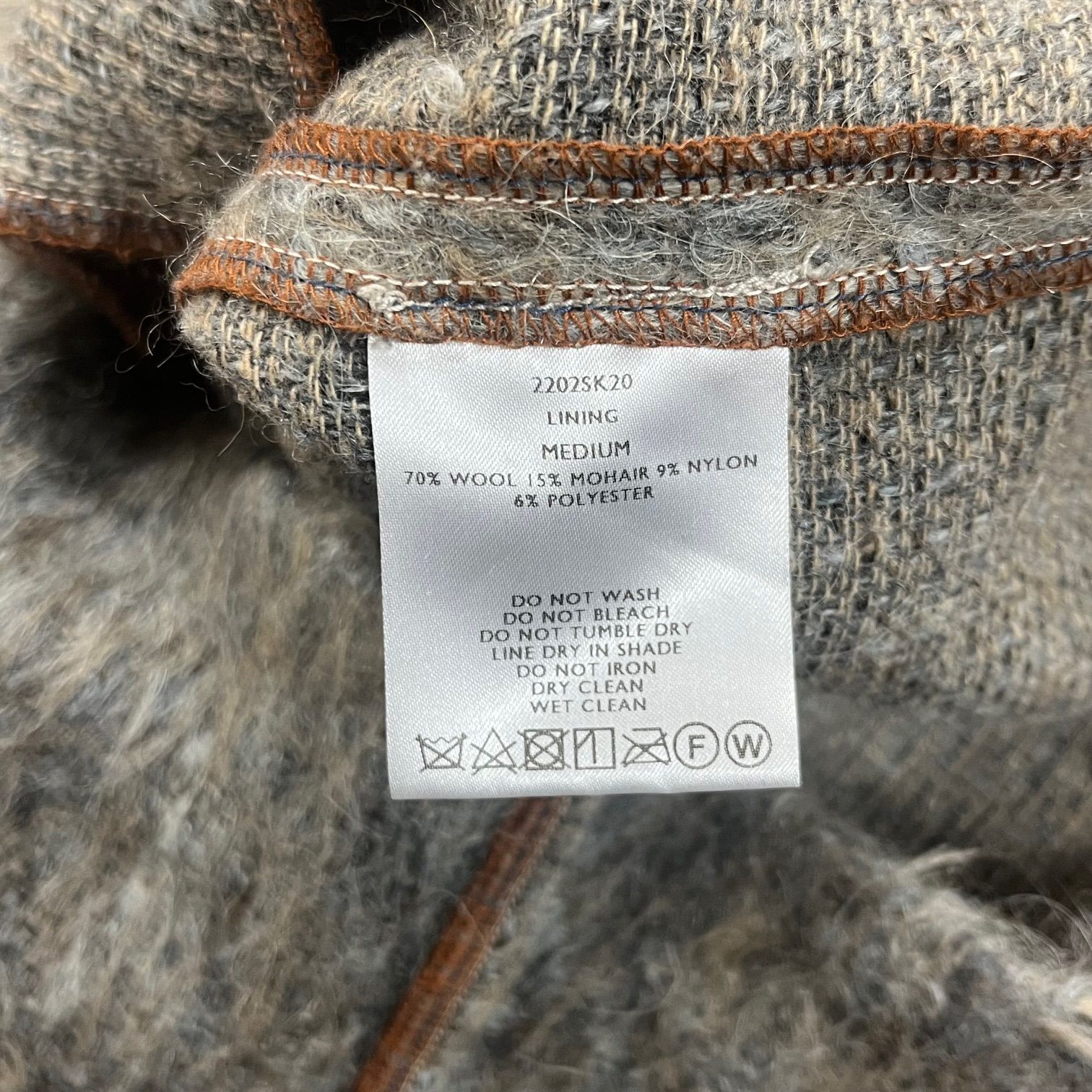 参考上代59400円 SHINYAKOZUKA LINING ライニング ジップニット