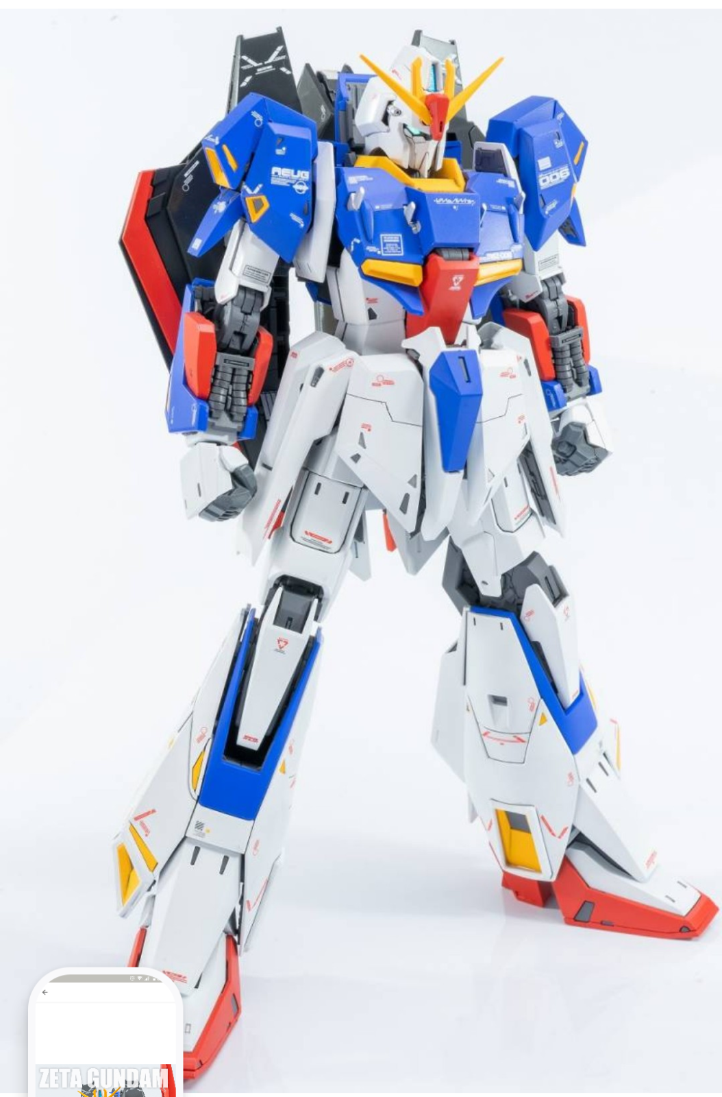 MG Zガンダム ver.ka 全塗装完成品 MG 1/100 Zガンダム Ver.Ka 全塗装