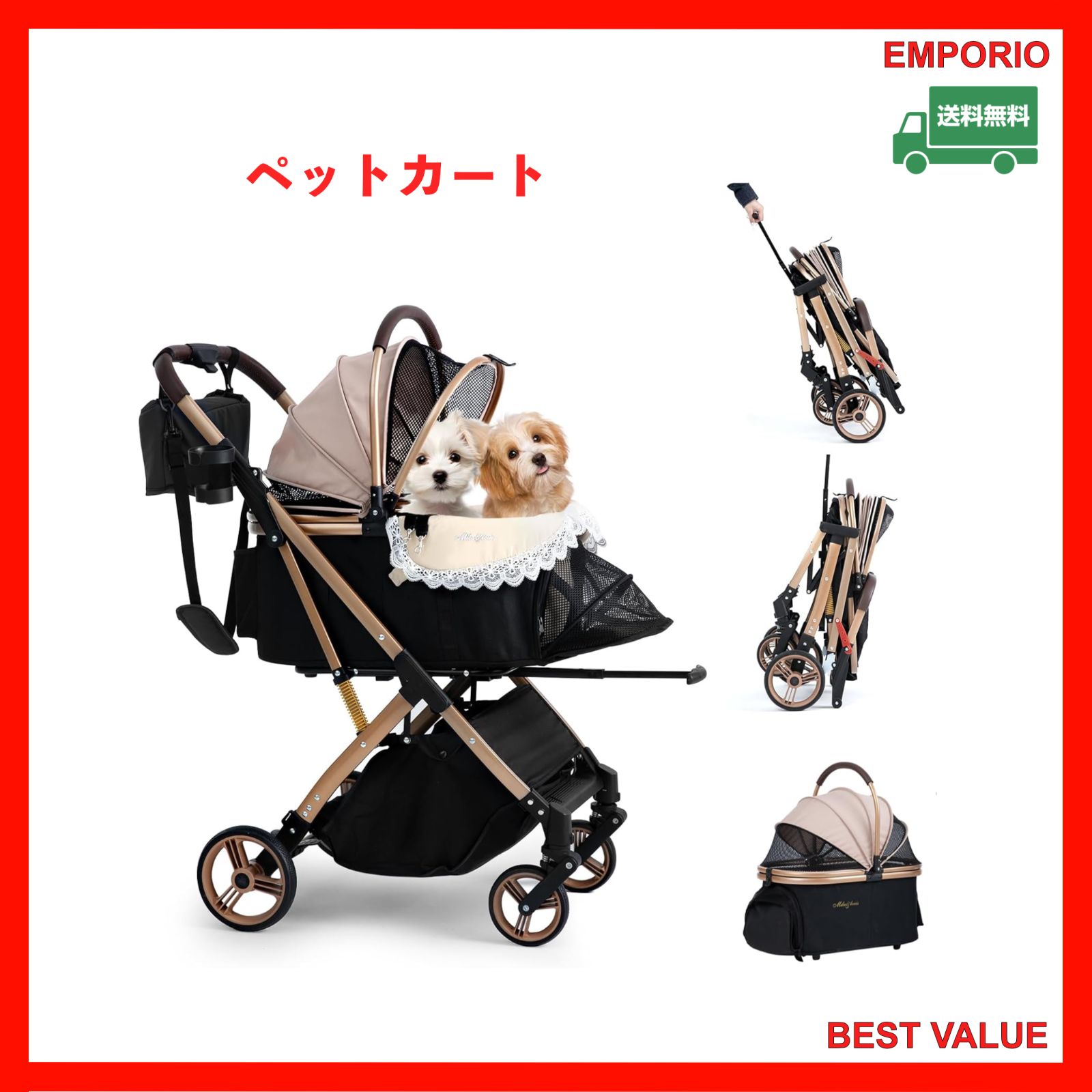 完売品BE THE LABEL 犬用キャリーバッグ オリーブグリーン 犬 キャリー