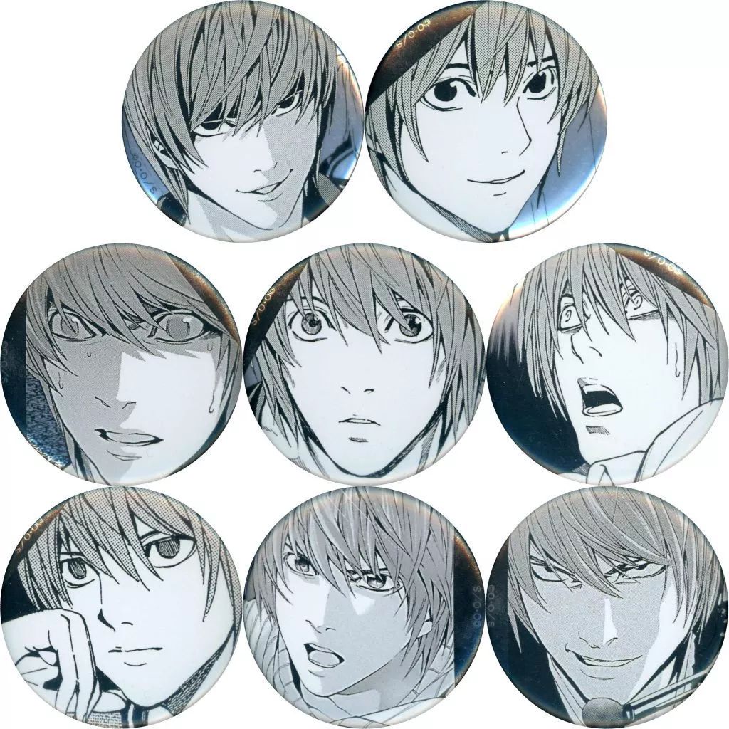 デスノート展 推しキャラバッジコレクション 月 5BOX 缶バッジ 夜神月