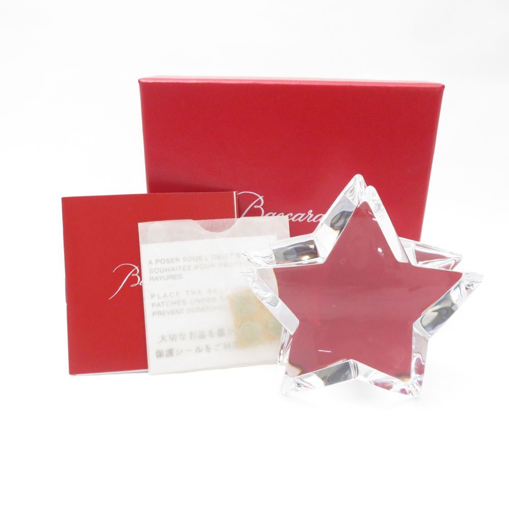 未使用 Baccarat バカラ ZINZIN ザンザン スター クリスタルオブジェ 1