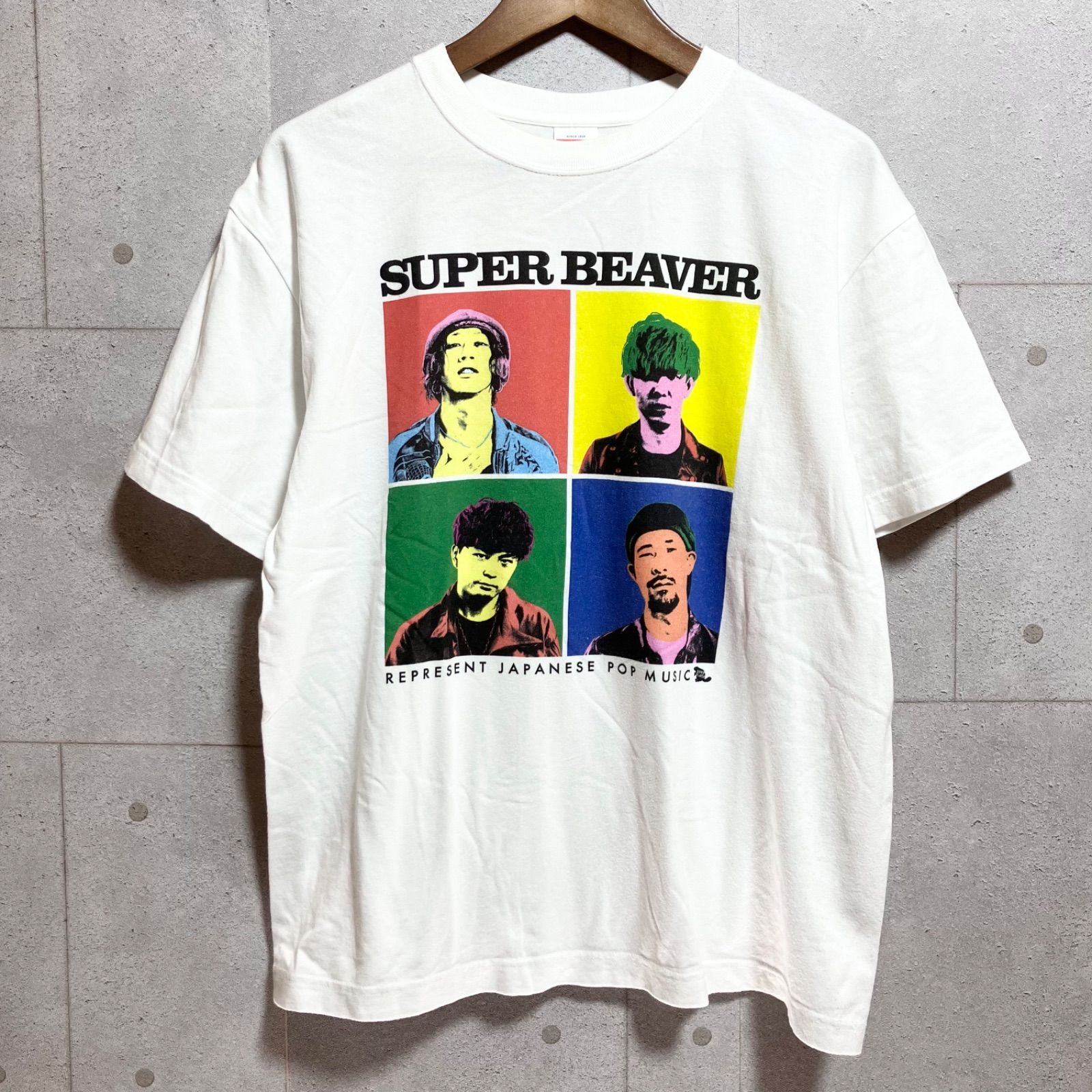 SUPER BEAVER ポップアートTシャツ Lサイズ 黒 : SUPER SUPER BEAVER