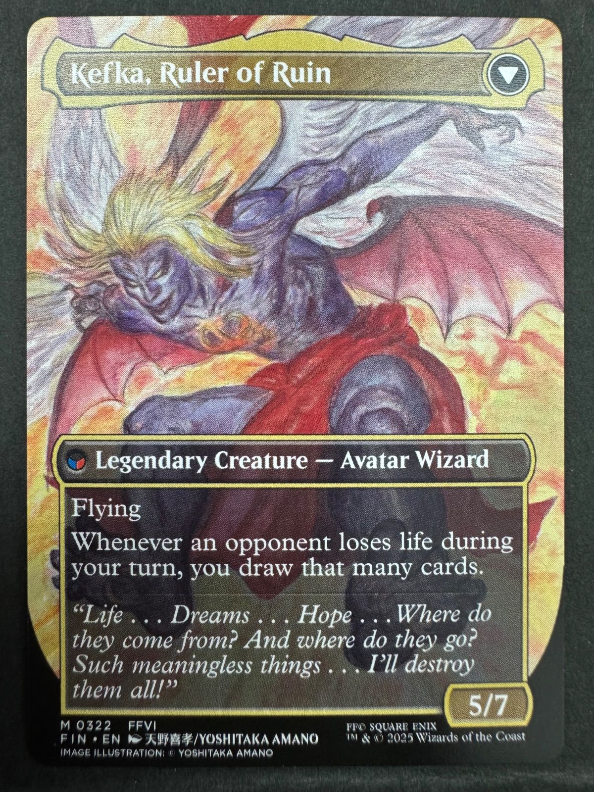 MTG 人造魔導士、ケフカ 販売 天野絵Foil(日本語版) MTG 人造魔導士