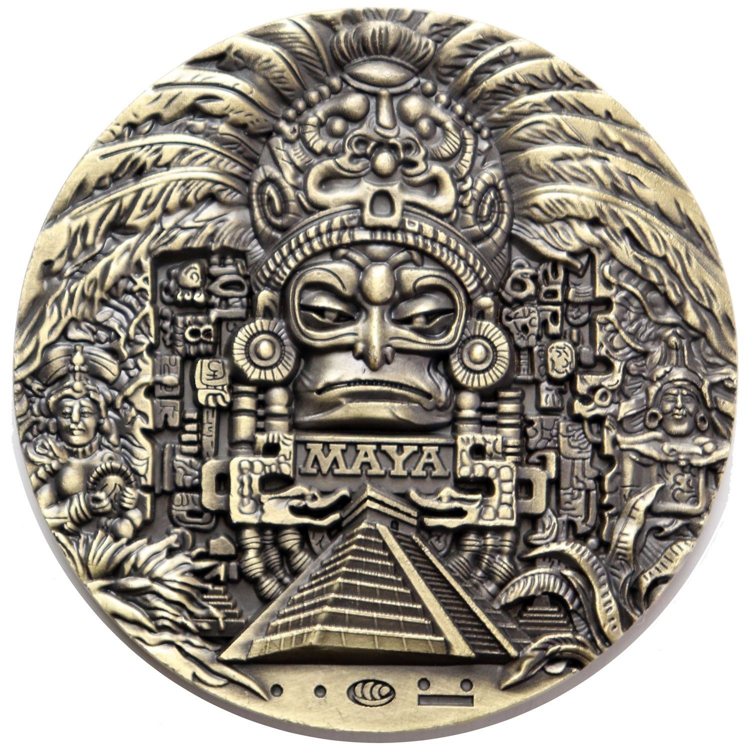 メキシコ造幣局鋳造 1㎏銀貨 太陽の石アステカカレンダー 100ペソ 2008