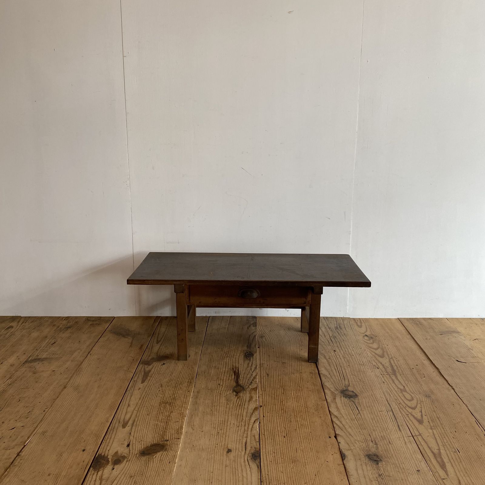 アンティーク ローテーブル 文机 展示台 レトロ 無垢材 y188 - メルカリ