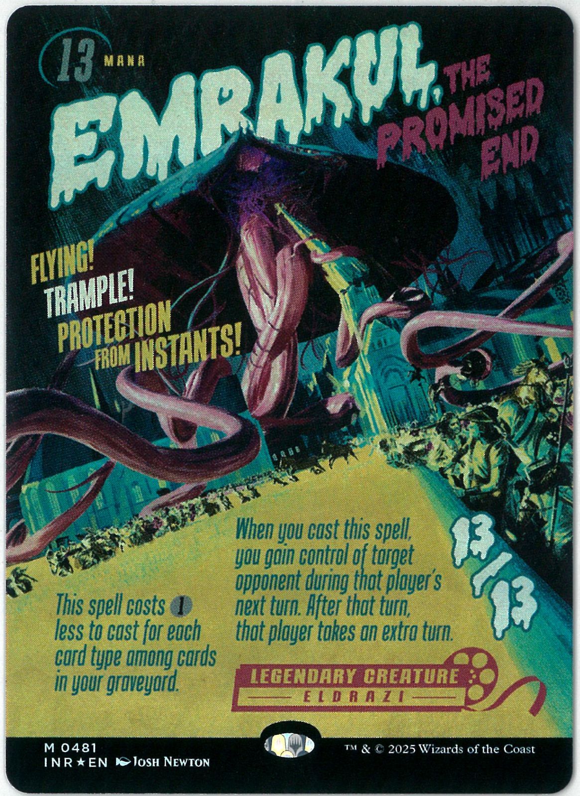 FOIL/MTG/英語版/約束された終末、エムラクール/Emrakul, the Promised