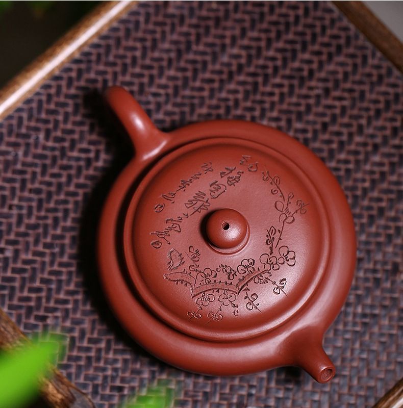 古美術 中国茶道具 紫砂壷【鉄画軒】在銘 紫砂壷 急須 煎茶道具