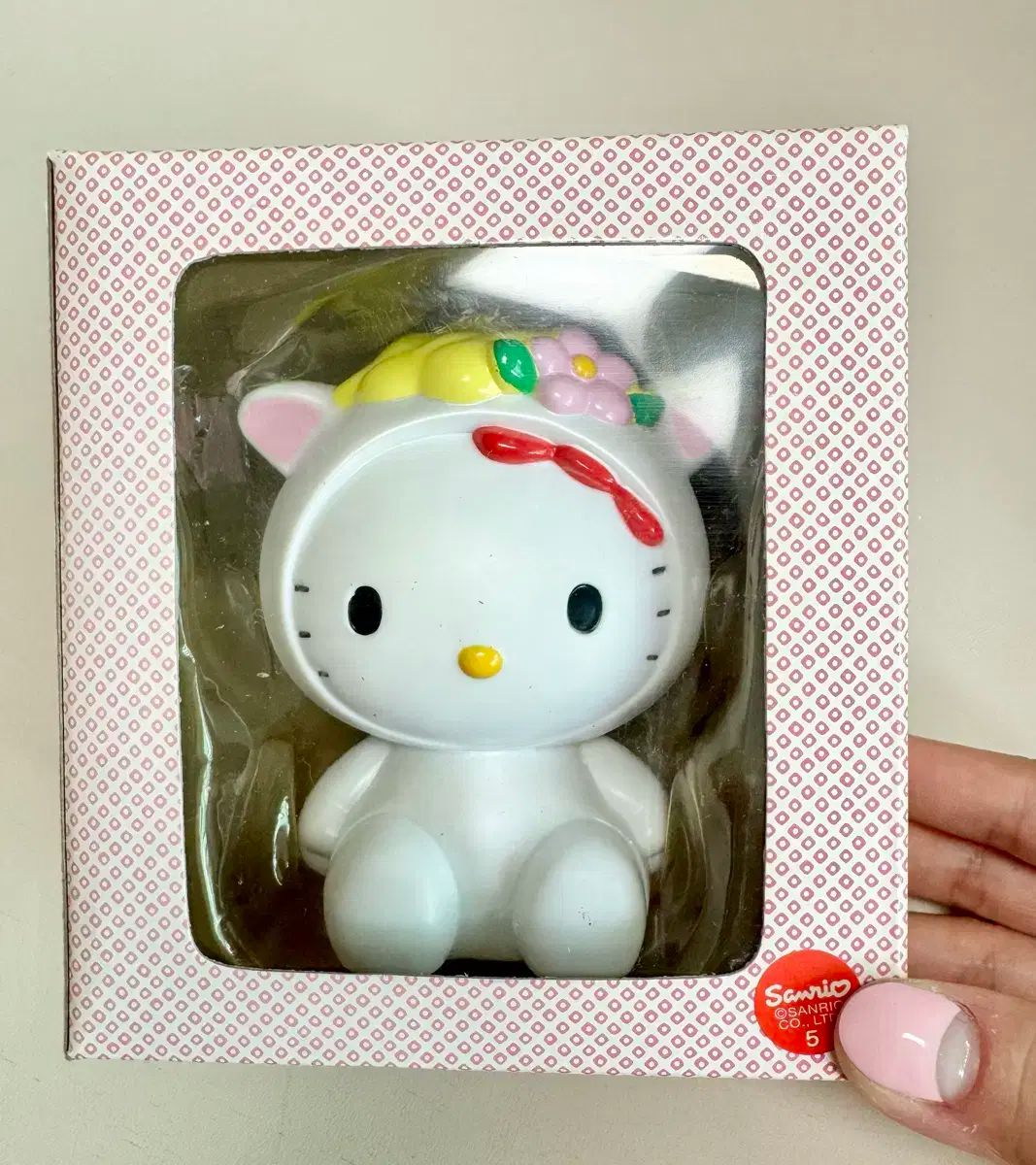ハローキティ - Sanrio ハローキティ 貯金箱 陶器 レトロ 入手困難
