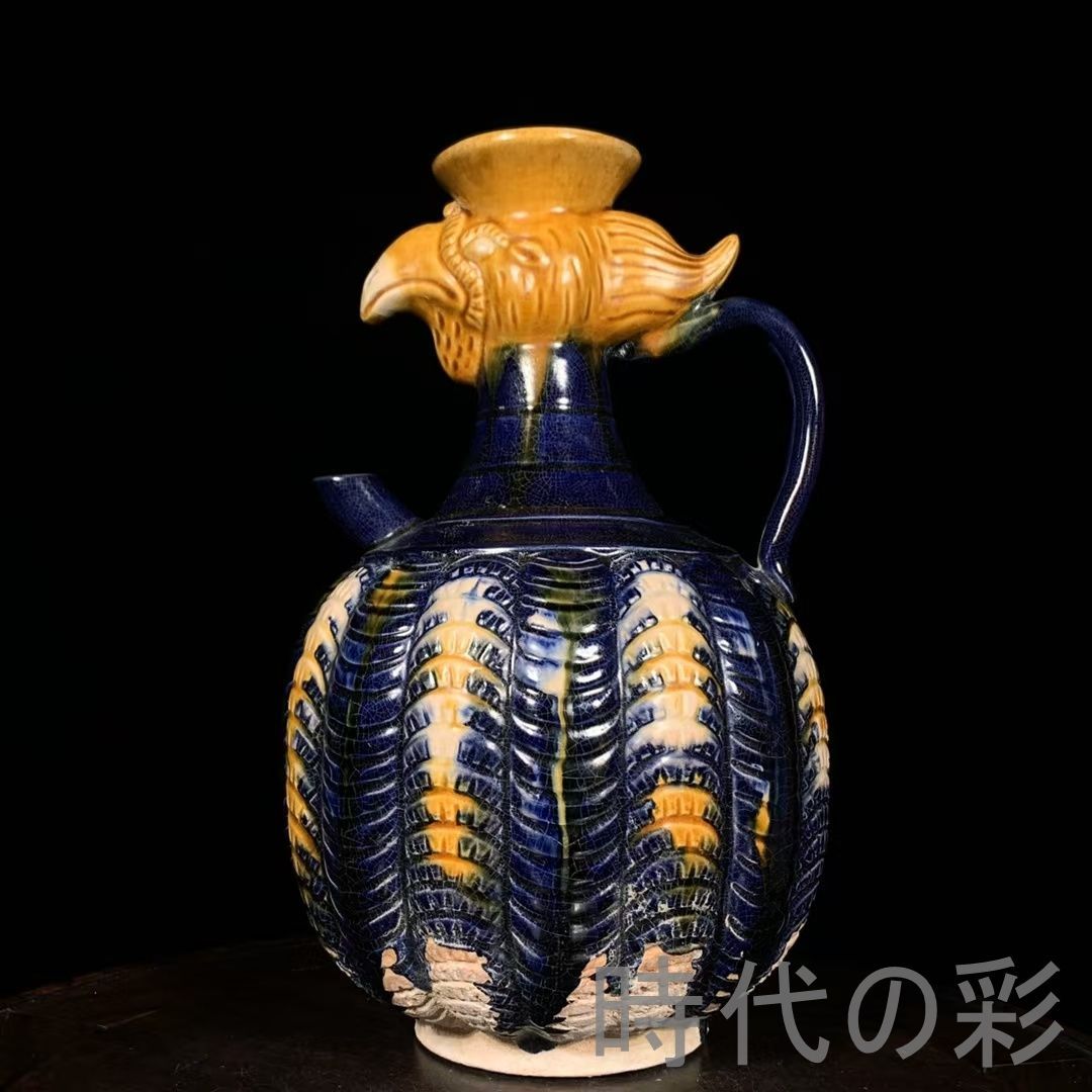 染錦】四季折々の壺 金彩色絵 飾壺｜染錦】四季折々