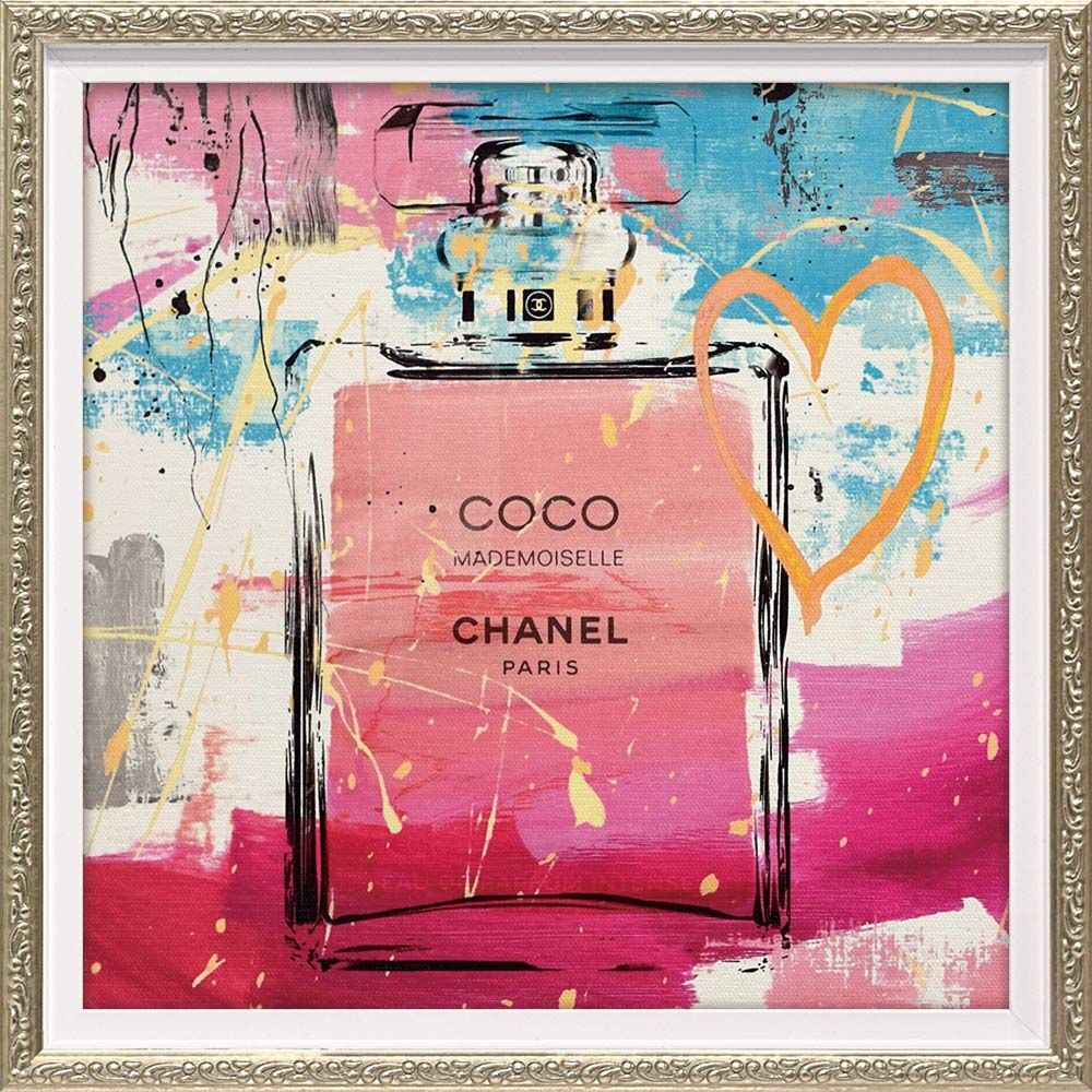 木枠付きキャンバスアート ブランドオマージュアート 香水アート