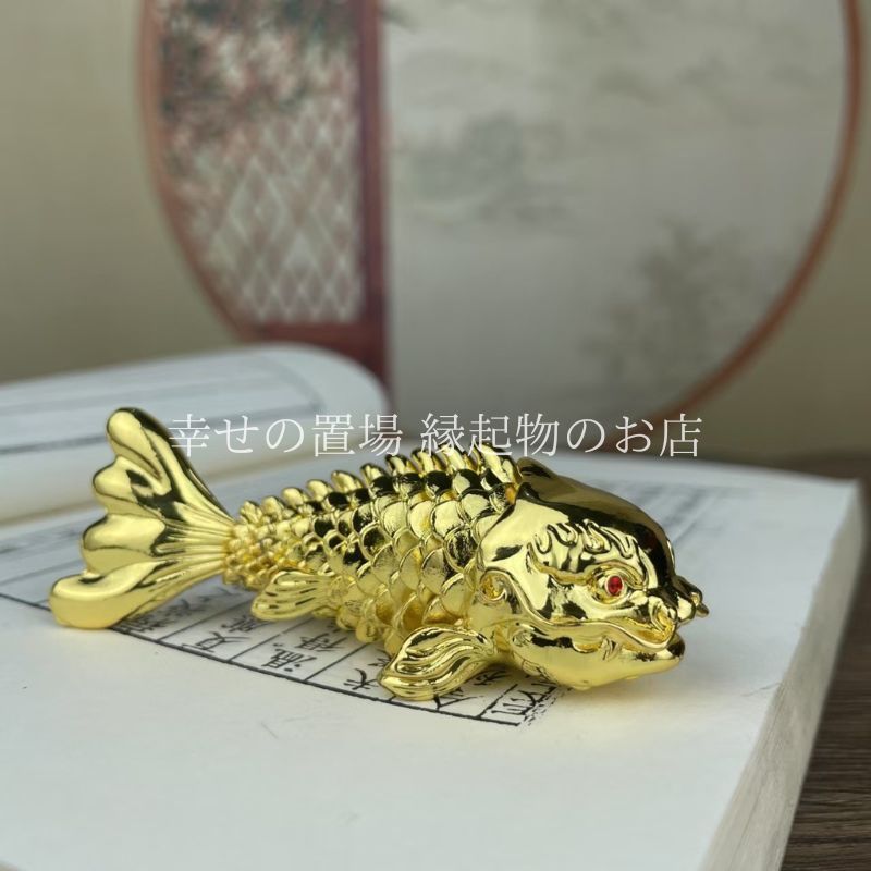 金魚置物 金魚銅像 銅雕ティーポット 金属工芸品 金龍魚 金龍魚｜銅