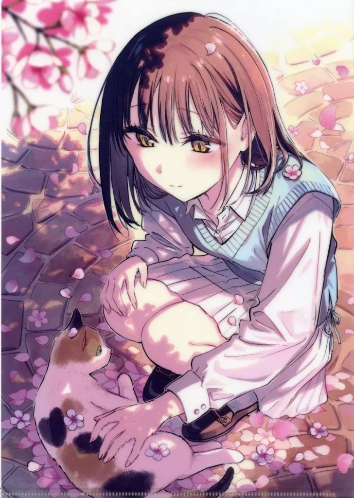 中古】クリアファイル 猫実さん A4クリアファイル 「となりの猫と恋