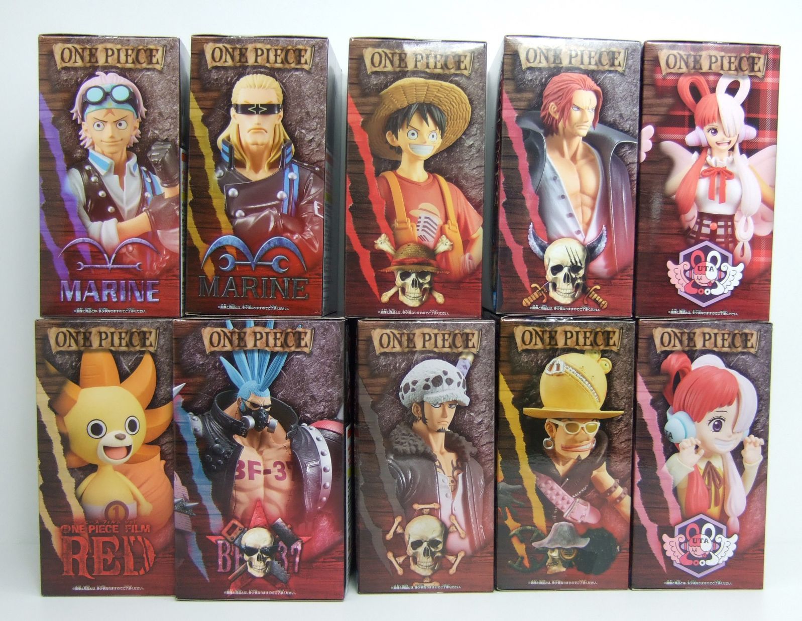 ワンピース フィルムレッド フィギュアセット ワンピース フィルム