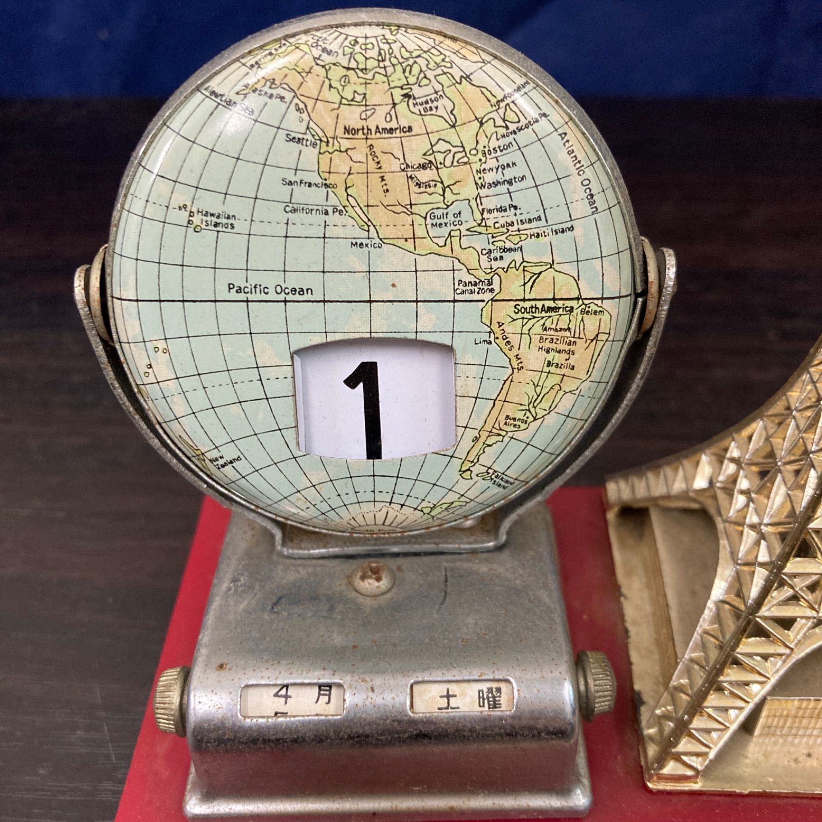 ヴィンテージ 卓上 カレンダー 東京タワー レトロ