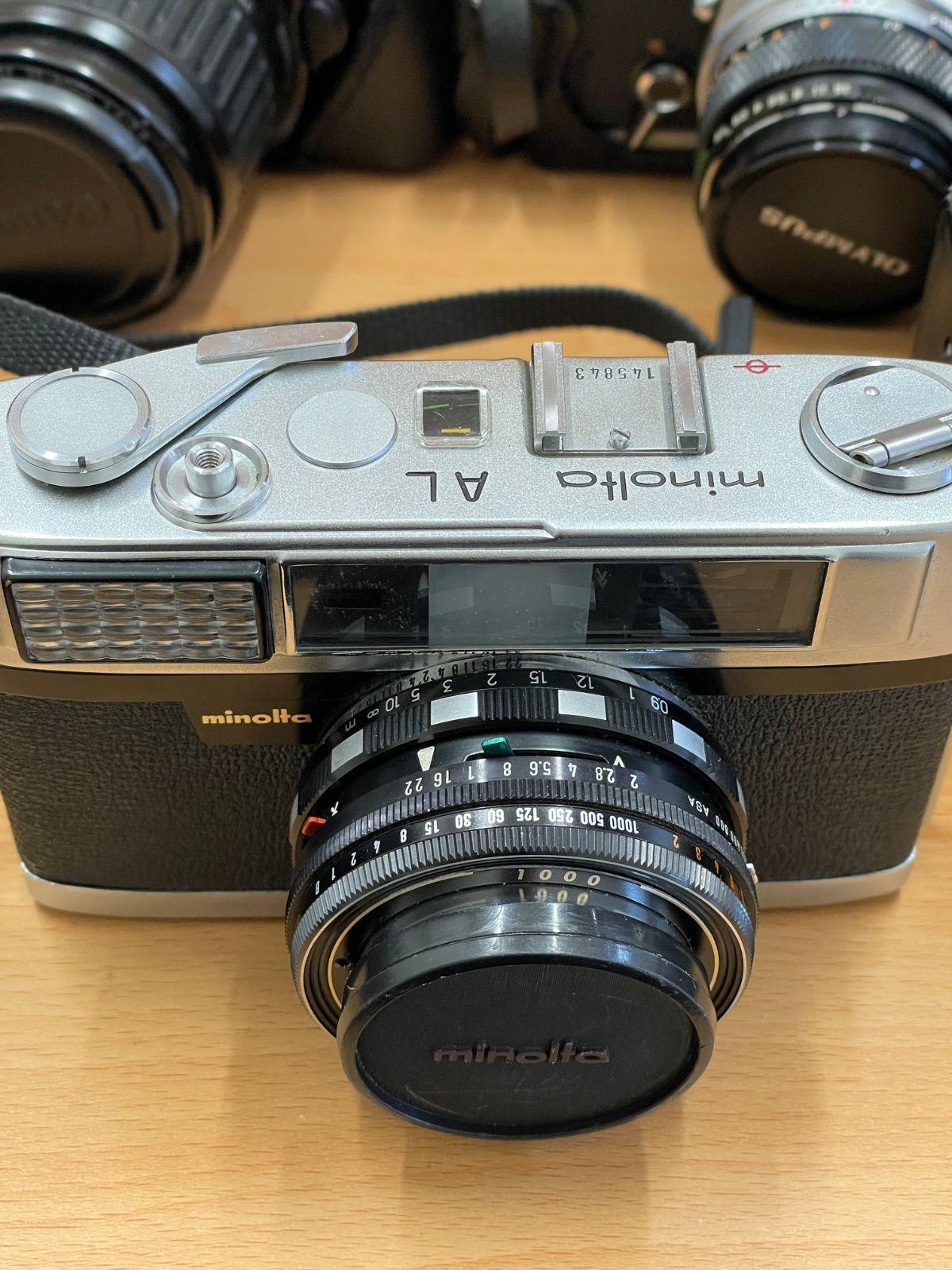 □フィルムカメラ ジャンク品 まとめ レンズ類3点 カメラ5点