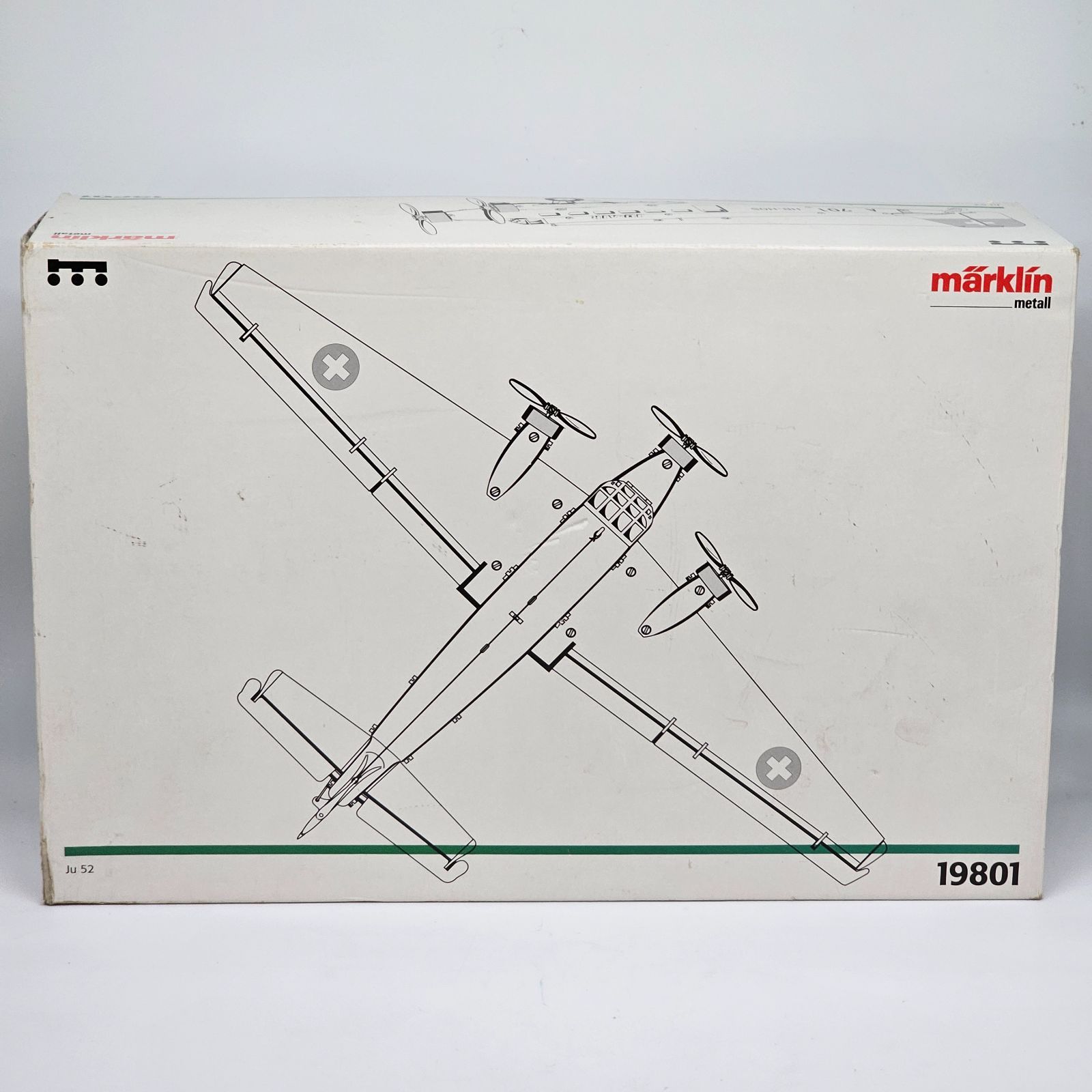 入手困難！メルクリン 19801 メタル製 ユンカース JU 52 航空機 - メルカリ
