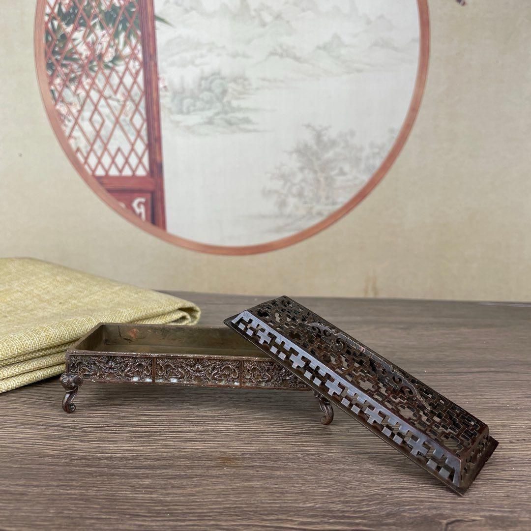 銅 細工 十二支香炉 茶道香炉 挿し香炉 仏堂香炉 装飾品 工芸品 置物