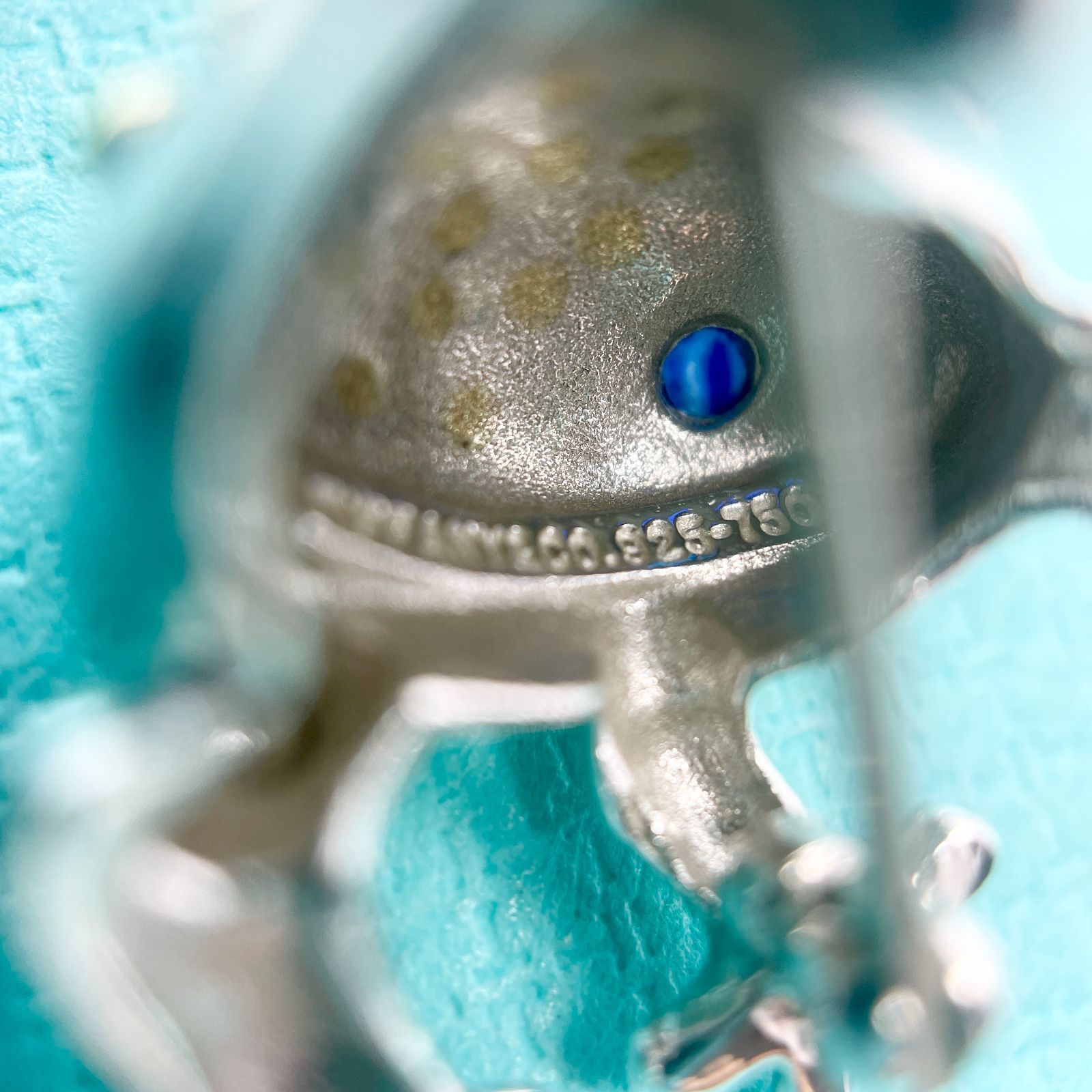 希少 ティファニー カエル ブローチ コンビ シルバー925×K18(750