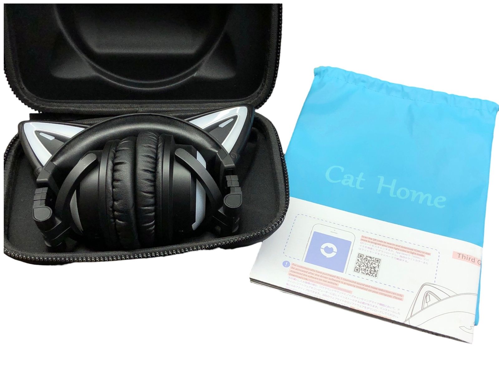 YOWU 猫耳ゲーミングヘッドセット Amazon.co.jp: YOWU 猫耳ヘッドホン4