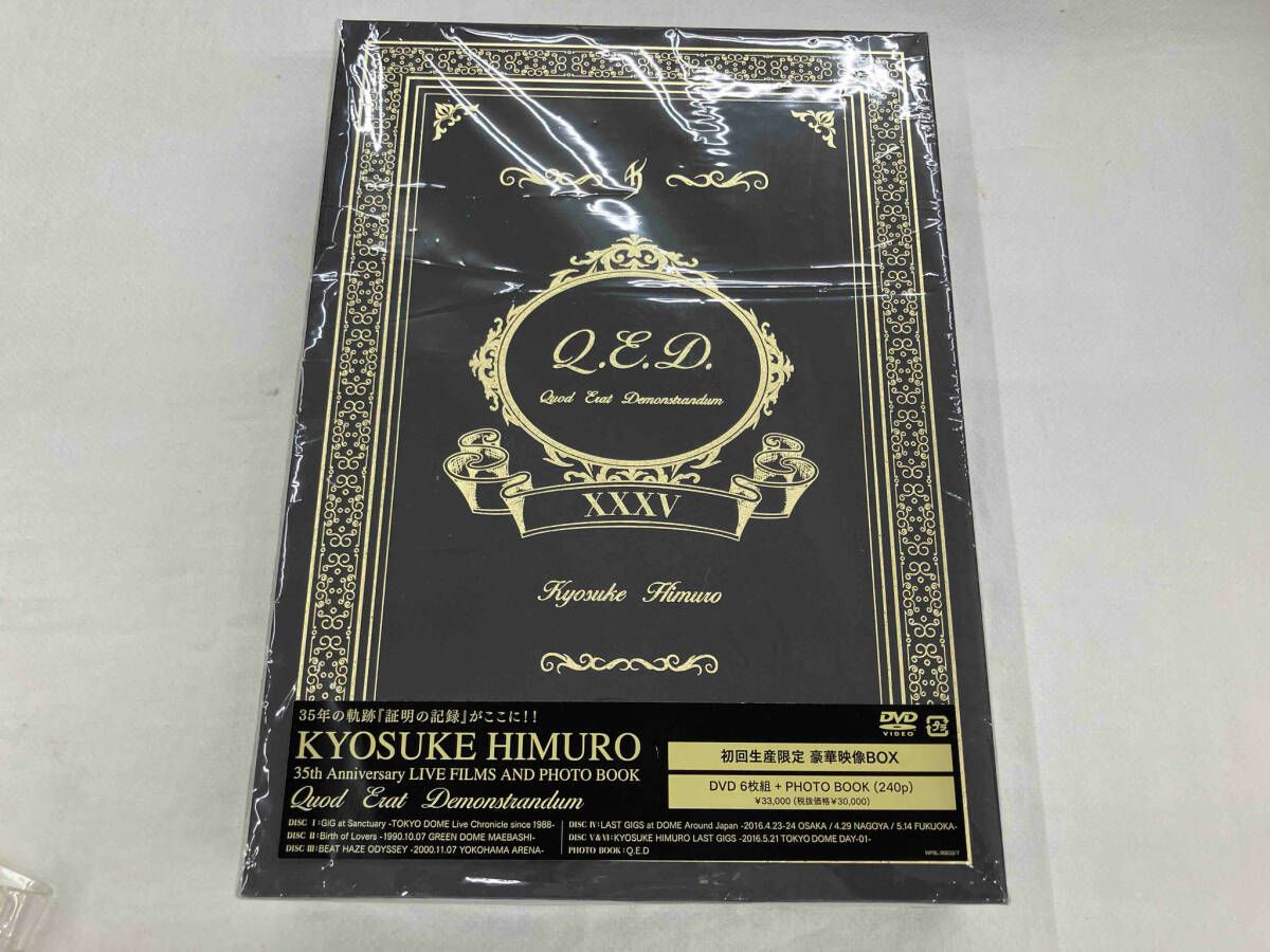 氷室京介35周年 LIVE FILMS AND PHOTOBOOK Q.E.D. Amazon.co.jp