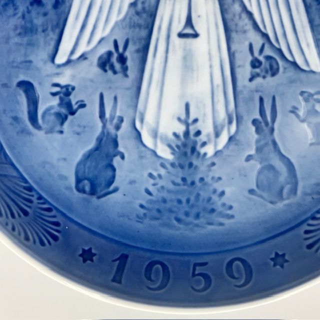 ロイヤルコペンハーゲン イヤープレート 1959年 「Christmas Night