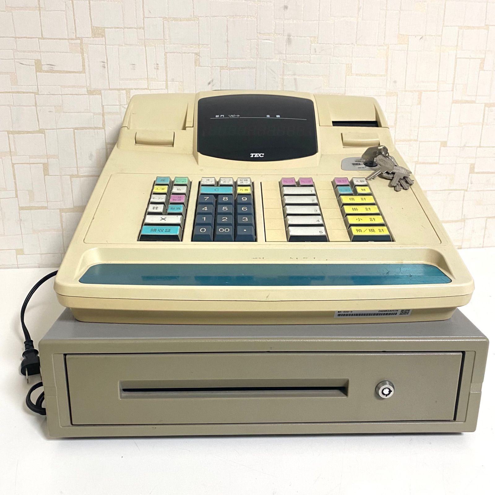 東芝テック レジスター MA-600 卸売 TEC TEC テック 電子レジスター MA