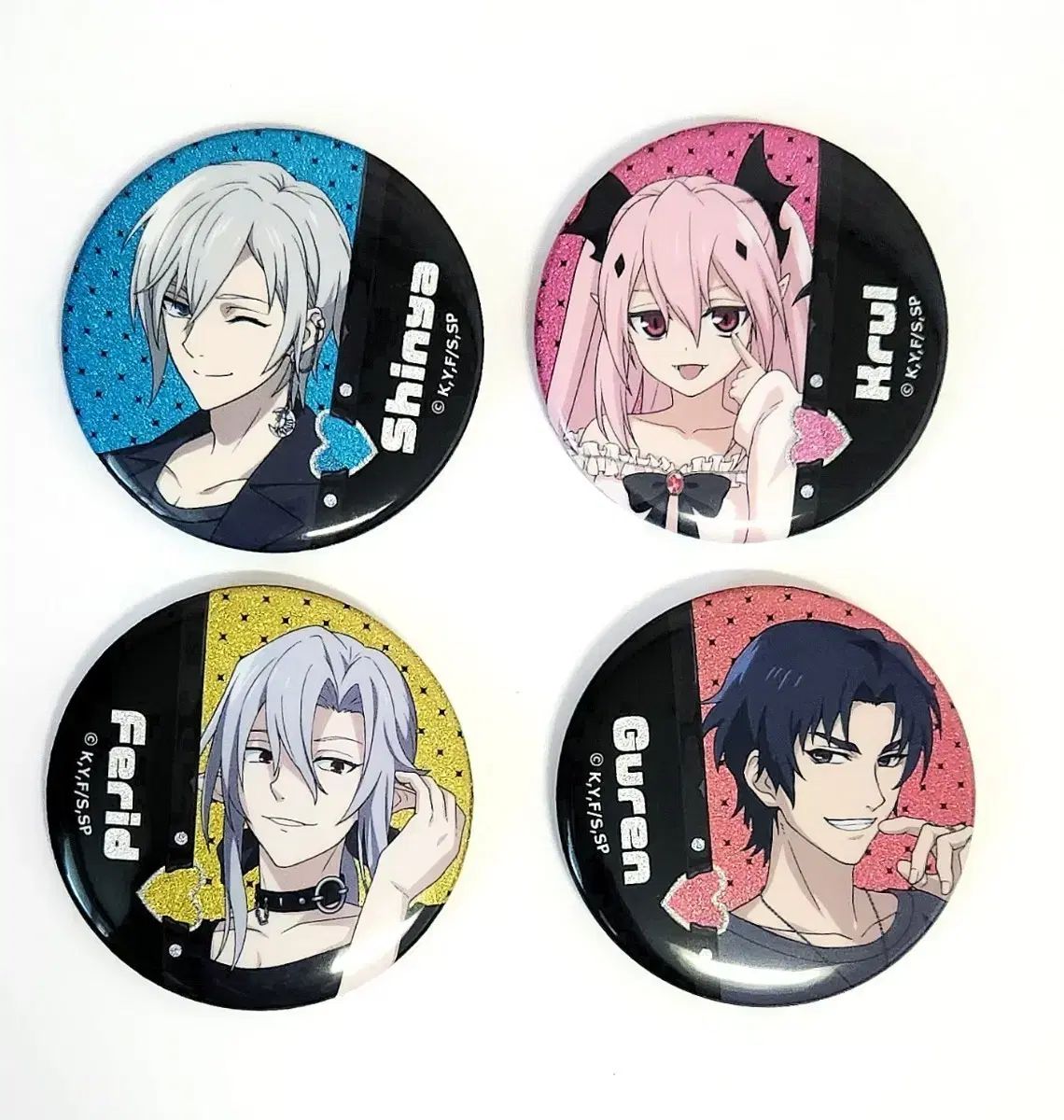 百夜優一郎 描き下ろしver 缶バッジ 終わりのセラフ カラ鉄 カラオケの