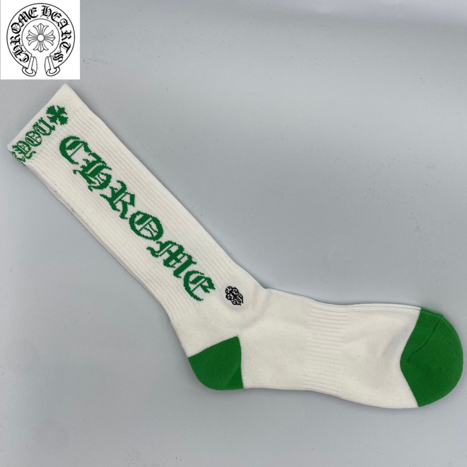 新品】 Chrome Hearts ダガー ソックス 靴下 緑色
