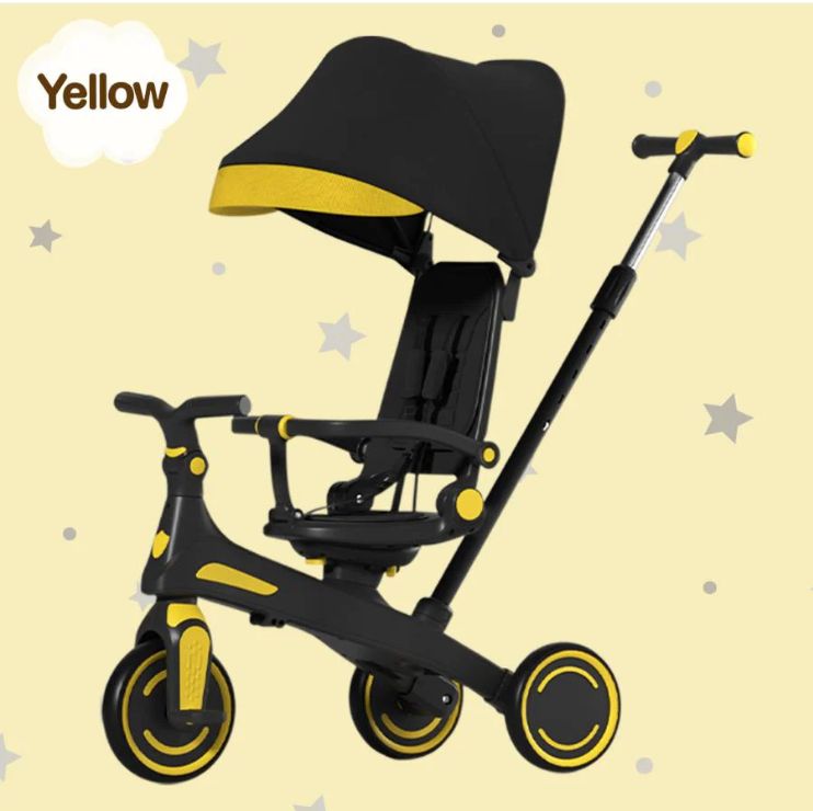 ⭐️新品⭐️多機能三輪車【ベージュ／レッド／イエロー】 安い 7in1