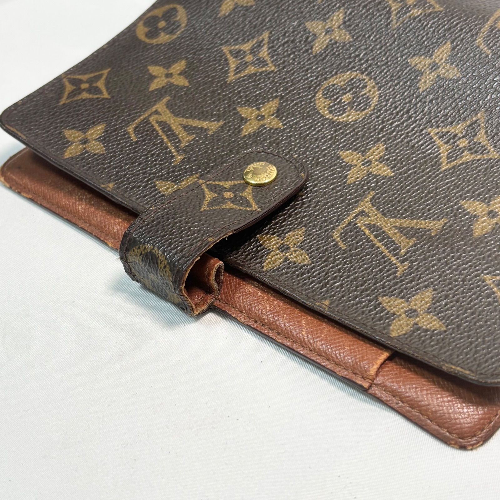 ヴィトンの手帳 LOUIS VUITTON ルイヴィトン 手帳カバー モノグラム