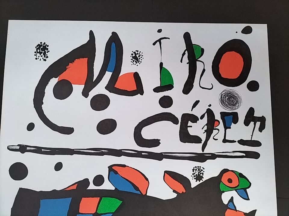 ディスカウント ジョアン・ミロのリトグラフポスター 定番品】ジョアン