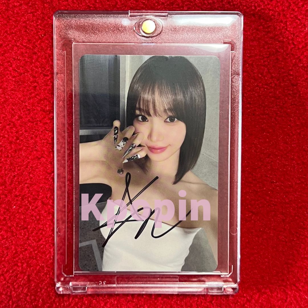 LE SSERAFIM FEARNADA 直筆サイン入り ポスター 2025年最新】le