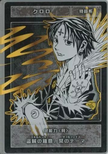 HUNTER×HUNTER クロロ＝ルシルフル ステータスカード 25個 HUNTER